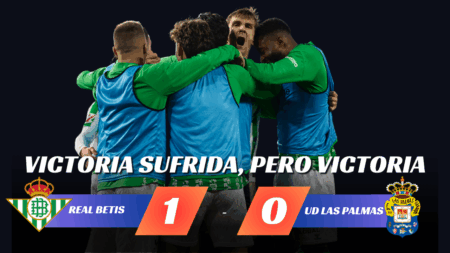 BETIS: Victoria sufrida, pero victoria BETIS: Victoria sufrida, pero victoria