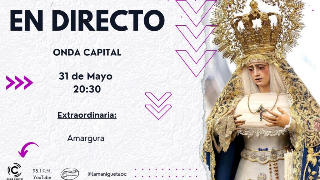 EN DIRECTO: Procesión extraordinaria de Mª Stma. de la Amargura de regreso a San Juan de la Palma EN DIRECTO: Procesión extraordinaria de Mª Stma. de la Amargura de regreso a San Juan de la Palma